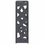 vidaXL Porte-parapluie Anthracite 15 5 x 15 5 x 49 cm Acier