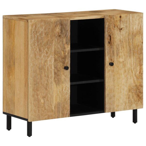 vidaXL Armoire latérale 90x33x75 cm bois massif de manguier