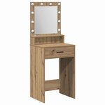 vidaXL Table de Toilette Chêne artisanal 50 x 41 x 135 cm