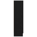 vidaXL Meuble de Bibliothèque Chêne noir 82.5 x 30.5 x 115 cm