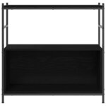 vidaXL Étagère Chêne noir 80 x 30 x 78.5 cm Bois d'ingénierie
