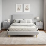 vidaXL Table de chevet 2 pc Sonoma gris 43 x 34 5 x 48 cm