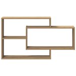 vidaXL Étagère murale chêne artisanal 104x20x58 5 cm bois d'ingénierie