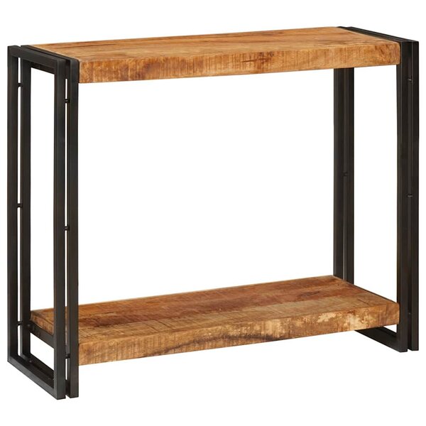 vidaXL Table console Marron 90 x 33 x 75 cm Bois de mangue massif