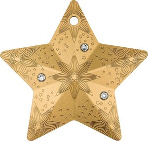 Pièce de monnaie en Argent 5 Dollars g 31.1 (1 oz) Millésime 2024 Holiday Ornament STARRY SKY (PRÉCOMMANDE)