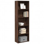 vidaXL Bibliothèque chêne marron 60x30x189 cm bois d'ingénierie