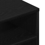 Étagère murale vidaXL Chêne noir 140x41x75 cm Bois d'ingénierie