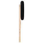 vidaXL Tête de lit capitonnée Marron et Noir 160 cm Pin massif