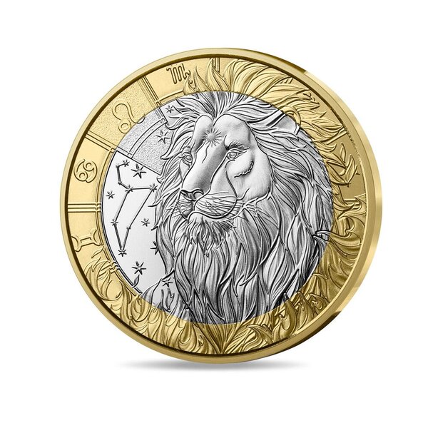 Signes astros - Lion Monnaie de 5€ métal commun