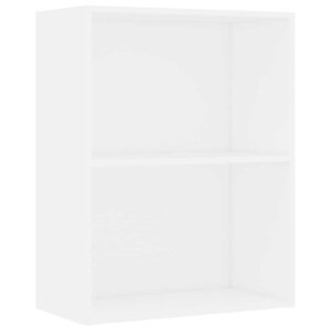 vidaXL Bibliothèque blanc 60x30x76 5 cm bois d'ingénierie