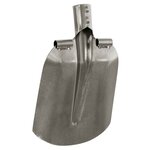 vidaXL Tête de pelle Argent 33 x 21 cm Acier enduit de poudre
