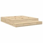 vidaXL Cadre de lit avec rangement Chêne Sonoma 236 5 x 180 x 31 5 cm