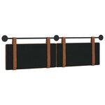 vidaXL Tête de lit suspendue Marron PU antique