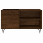 vidaXL Armoire à disques chêne marron 85x38x48 cm bois d'ingénierie