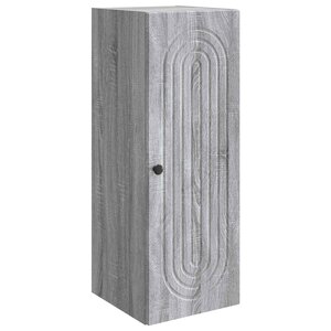 vidaXL Armoire Murale Sonoma gris 33 x 34 5 x 90 cm Bois d'ingénierie