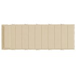vidaXL Coussin de chaise longue beige 180x60x4 cm tissu oxford