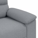 vidaXL Fauteuil gris clair 100x81x84 cm tissu