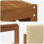 vidaXL Ensemble de canapés d'extérieur 7 pc Naturel et Beige