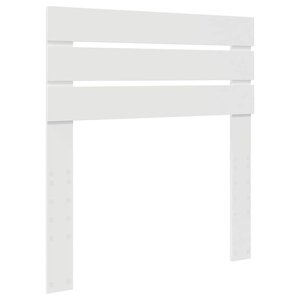vidaXL Tête de lit avec tête de lit Blanc 80 cm Bois d'ingénierie