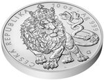 Monnaie CZECH LION 10 Oz Argent 25$ Niue 2026 (PRÉCOMMANDE)