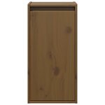 vidaXL Armoires murales 2Pièces Marron miel 30x30x60cm Bois de pin massif