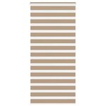 vidaXL Store zèbre marron sable largeur du tissu 110 9 cm polyester