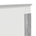 vidaXL Tête de lit Gris Sonoma 120 cm Bois d'ingénierie