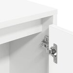 vidaXL Bibliothèque blanc 89x24x101 5 cm bois d'ingénierie