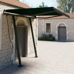vidaXL Auvent rétractable automatique et poteaux 3 5x2 5 m Anthracite
