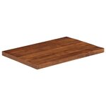 vidaXL Dessus de table 80x60x3 8 cm rectangulaire bois massif récupéré