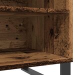 vidaXL Armoire à disques vieux bois 84 5x38x48 cm bois d'ingénierie