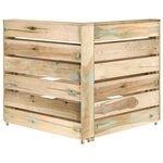 vidaXL Salon de jardin 8 Pièces Bois de pin imprégné de vert