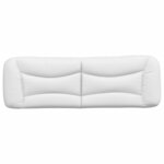 vidaXL Coussin de tête de lit Hvar blanc 152 cm similicuir