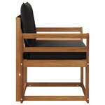 vidaXL 2 Pièce Canapé d’extérieur Bois d'Acacia Massif Naturel