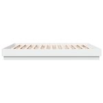 vidaXL Cadre de lit avec LED sans matelas blanc 180x200 cm