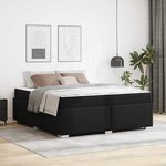 vidaXL Cadre de lit Noir 180 x 200 cm Faux cuir