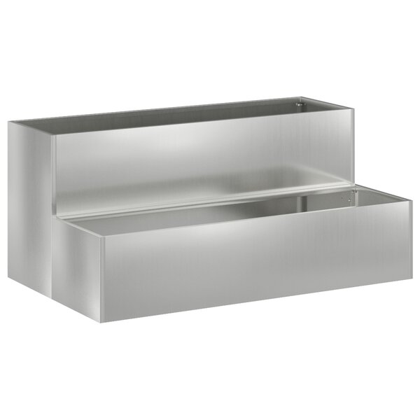 vidaXL Planteur de Jardin à 2 Niveaux   100 x 60 x 45 cm  en Acier Galvanisé
