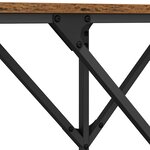 vidaXL Table console Bois Ancien 140 x 29 x 75 cm Bois d'ingénierie