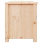 vidaXL Banc à chaussures 110x38x45 5 cm Bois de pin massif