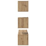 vidaXL Ensemble meuble TV 4 Pièces chêne artisanal 80 x 30 x 30 cm