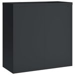 vidaXL Classeur anthracite 90x40x90 cm acier