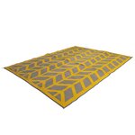 Bo-Camp Tapis d'extérieur Chill mat Flaxton 2 7x2 m L jaune ocre