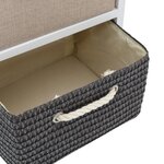 vidaXL Armoire de rangement 4 tiroirs Bois