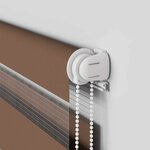 vidaXL Store zèbre marron 150x100cm largeur du tissu 145 9cm polyester