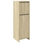 vidaXL Ensemble de meubles de salle de bain 4 Pièces chêne sonoma