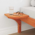 vidaXL Cadre de lit Brun cire 75 x 190 cm Pin massif