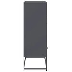 vidaXL Buffet haut anthracite 68x39x111 5 cm acier laminé à froid