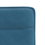 vidaXL Chaises à manger lot de 2 Bleu Velours
