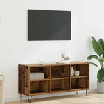 vidaXL Meuble TV Bois Ancien 103 5 x 30 x 50 cm Bois d'ingénierie