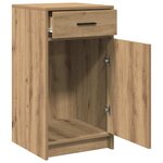 vidaXL Buffet chêne artisanal 40 x 40.5 x 75 cm Bois d'ingénierie